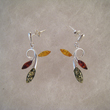 Boucles d'oreilles feuillage 